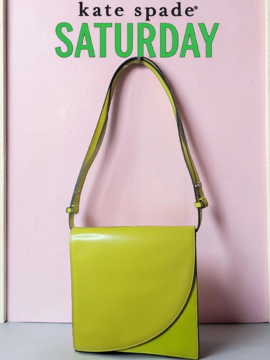 kate spade Handbags - Kate Spade Saturday 2 Way Lime Green Crossbody Bag EUC